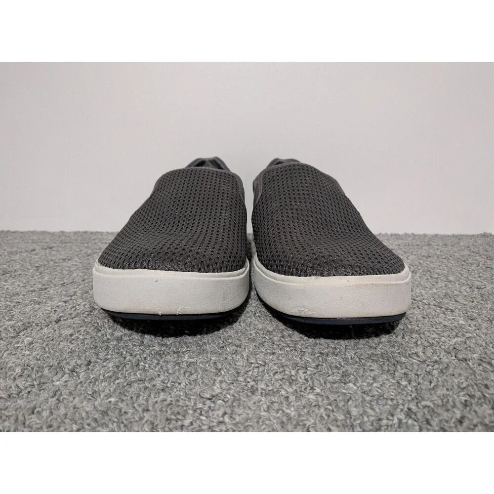 Olukai Lae Ahi Slip On Shoes Mens Size 11 Gray
